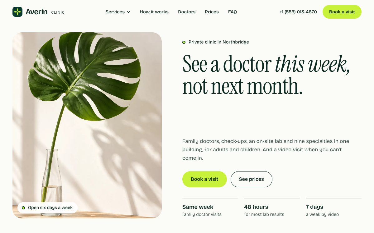 Averin home page