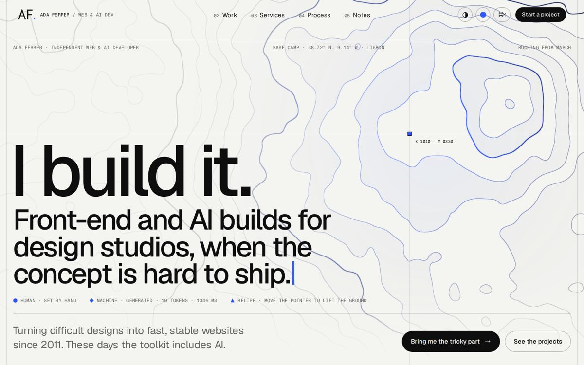 Contour home page