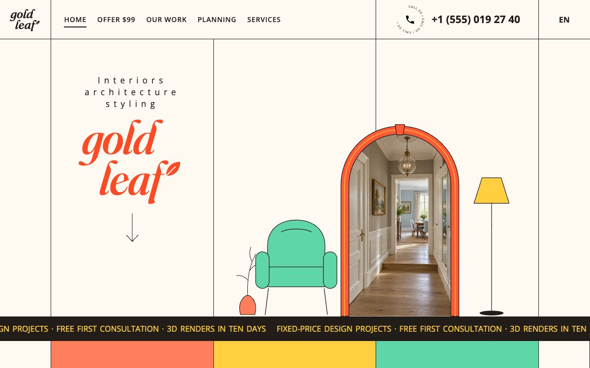 Goldleaf home page
