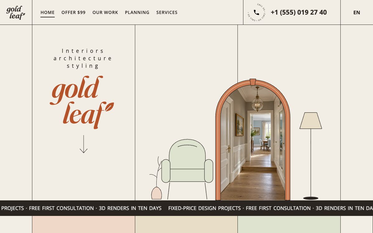 Goldleaf home page