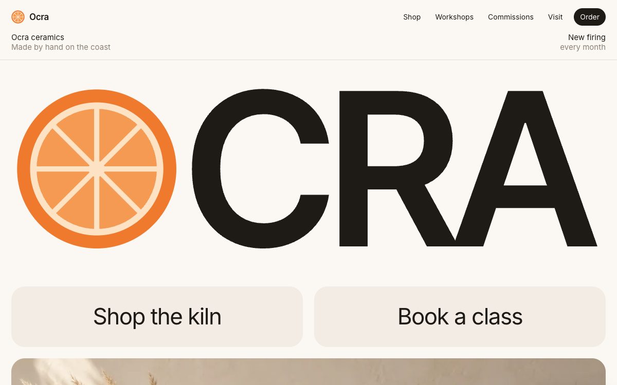 Ocra home page