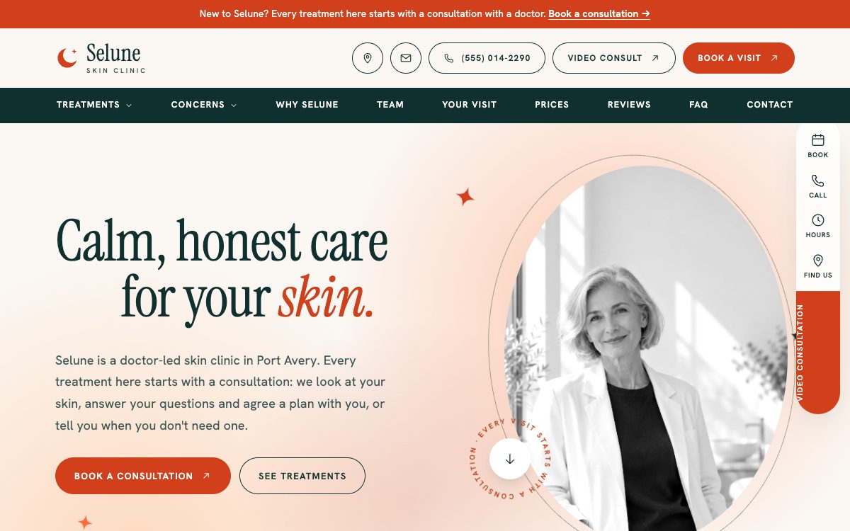 Selune home page