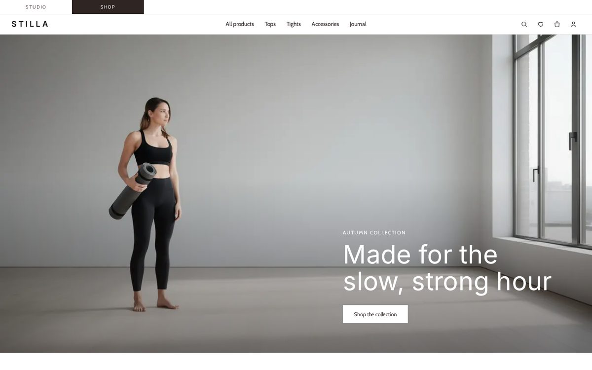 Stilla home page